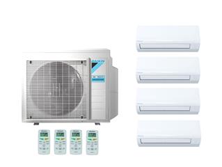 Klima uređaj s 4 unutarnje jedinice (2,5 + 2,5 + 2,5 + 2,5 kW) - DAIKIN Sensira
