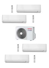 Klima uređaj s 4 unutarnje jedinice (2,5 + 2,5 + 2,5 + 2,5 kW) - TOSHIBA Seiya Classic