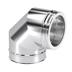 Koljeno za inox dimnjak fi 130 mm, 90° - SCHIEDEL ICS25