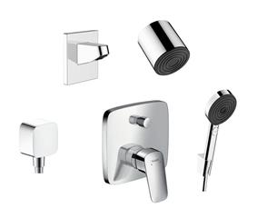 Podžbukni komplet, 2 potrošača - HANSGROHE Logis Pulsify