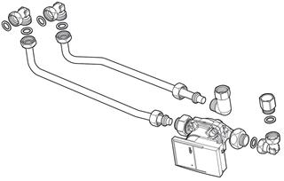 Vaillant - spojni set VUW + VIH QL 75/2 B - desno od VUW uređaja